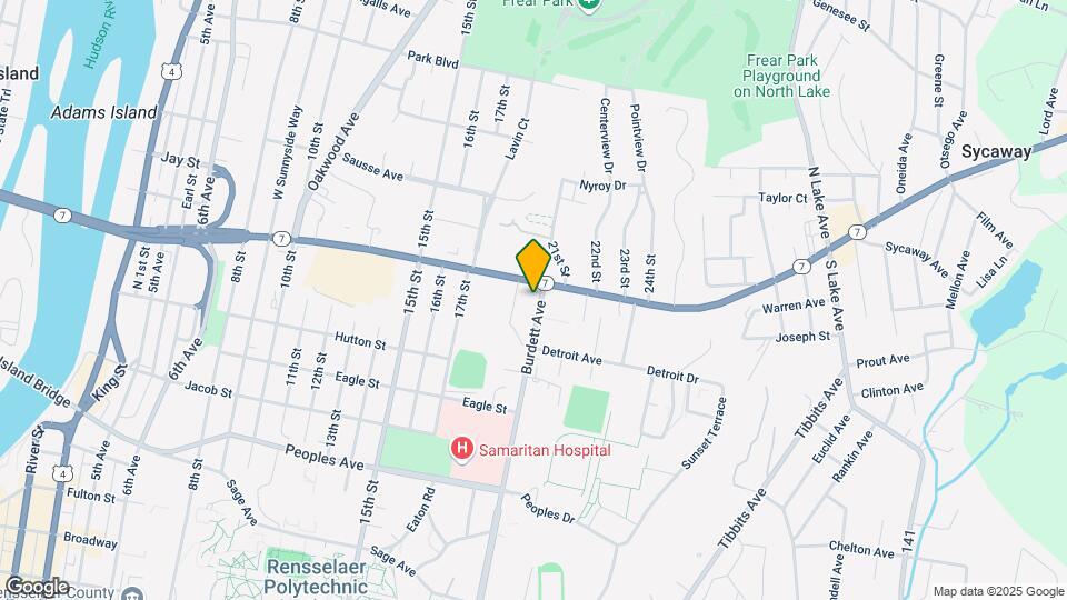2373 Burdett Ave Map and Location Details