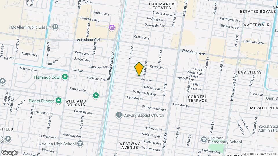 1408 E Iris Ave, Unit 4 Map and Location Details