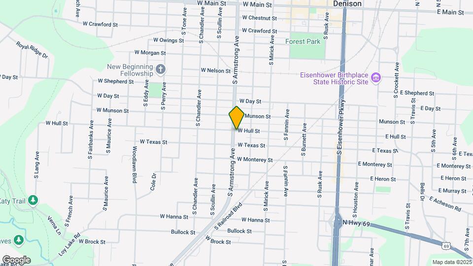 1004 S Armstrong Ave Map and Location Details