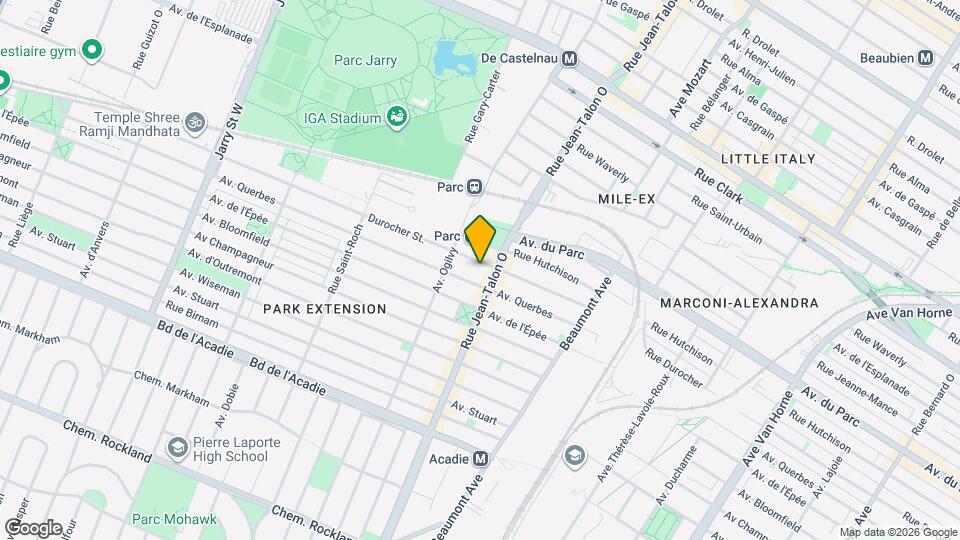 7214 Durocher Rue Map and Location Details