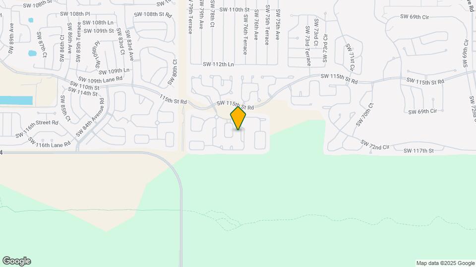 11628 SW 77th Ave Map and Location Details