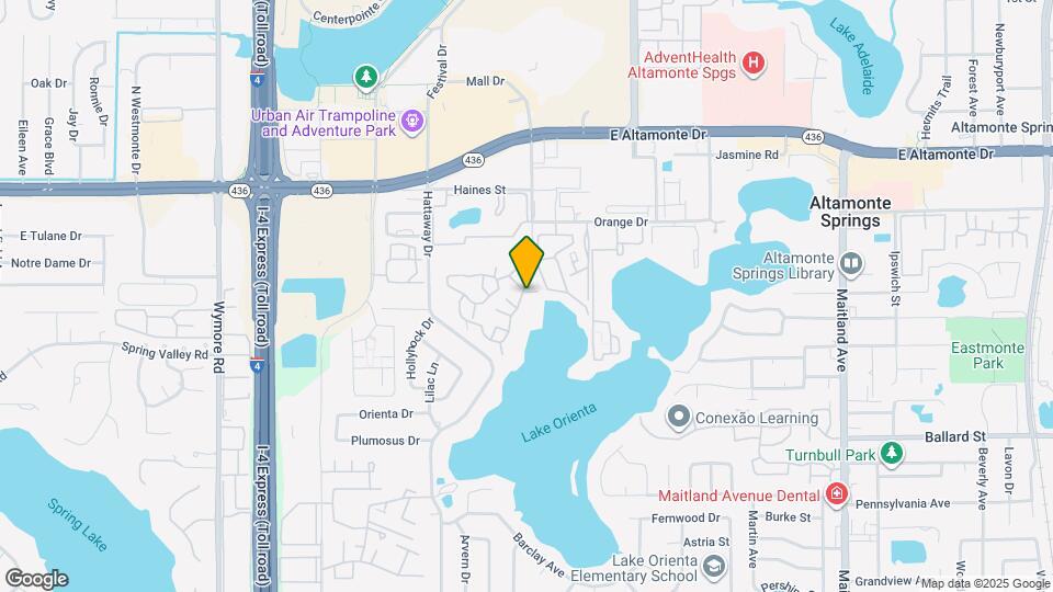 390 Lake Placid Ct Map and Location Details