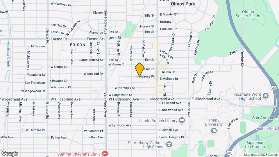 204 Melrose Pl Map and Location Details