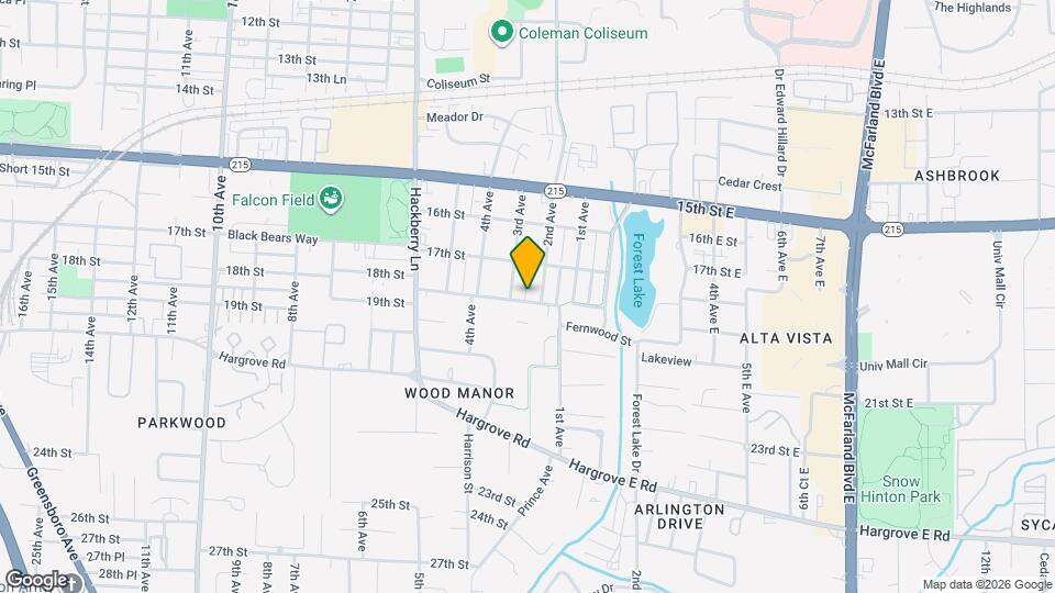 208 18th St Map and Location Details