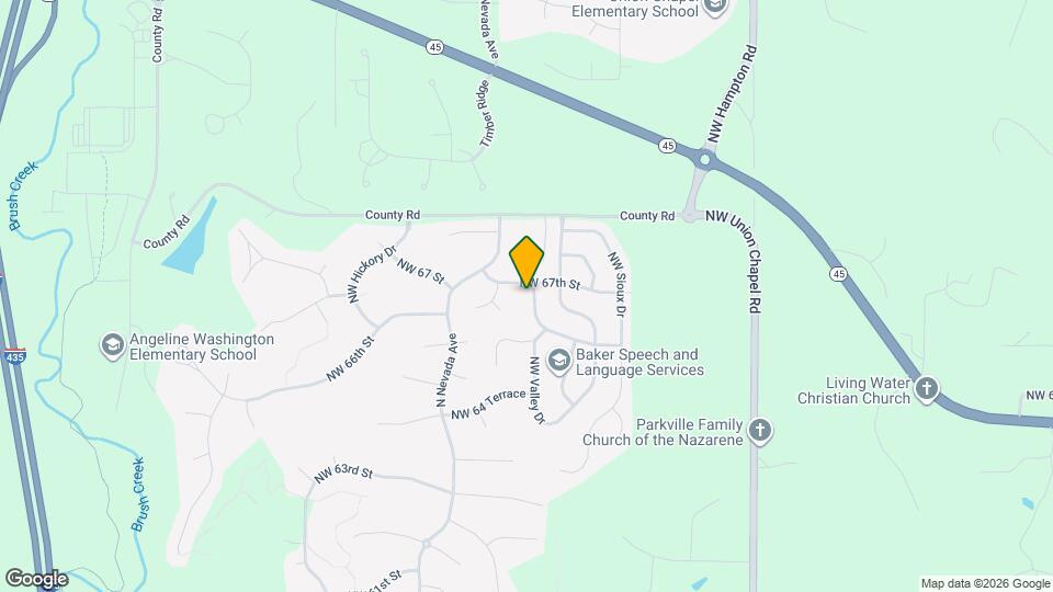 6602 NW Gilly Rd Map and Location Details