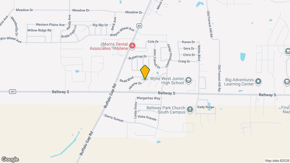 7933 Hearne Dr Map and Location Details
