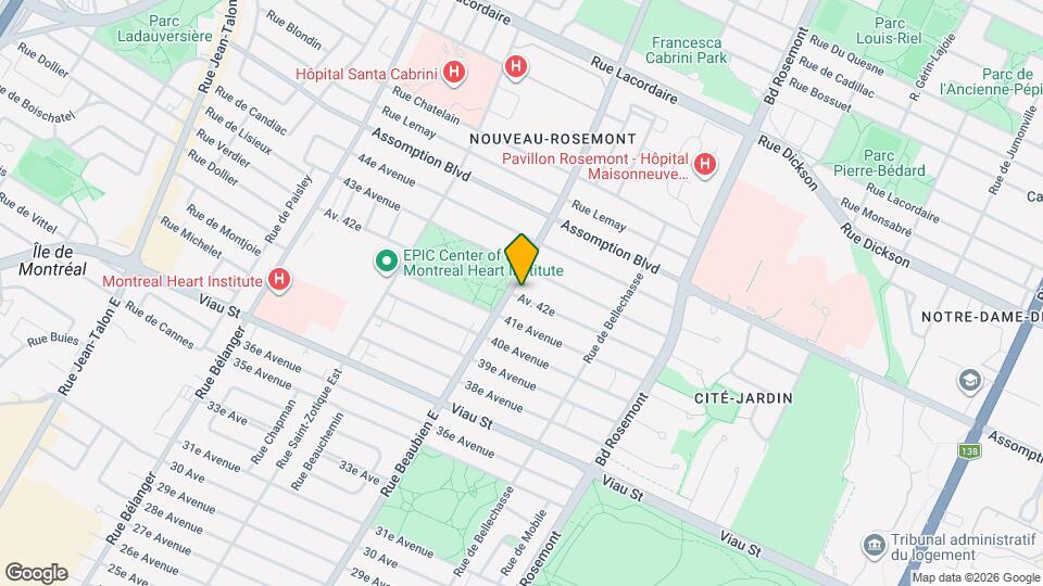 5280 Beaubien Rue E Map and Location Details