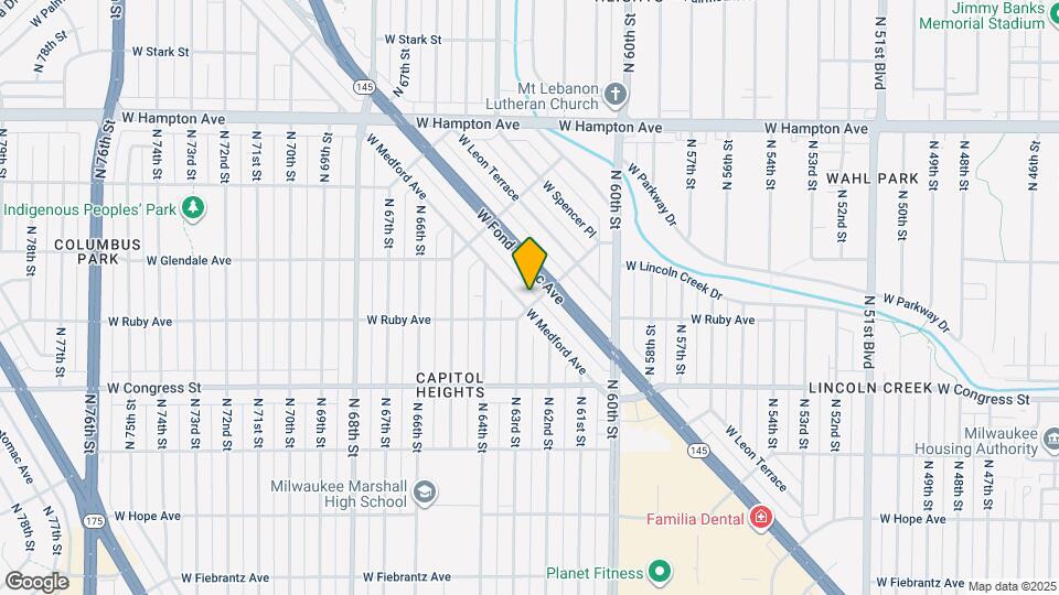 6302 W Medford Ave Map and Location Details