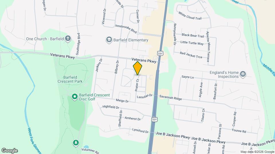 3134 Prater Ct Mapa y Detalles de la Ubicación