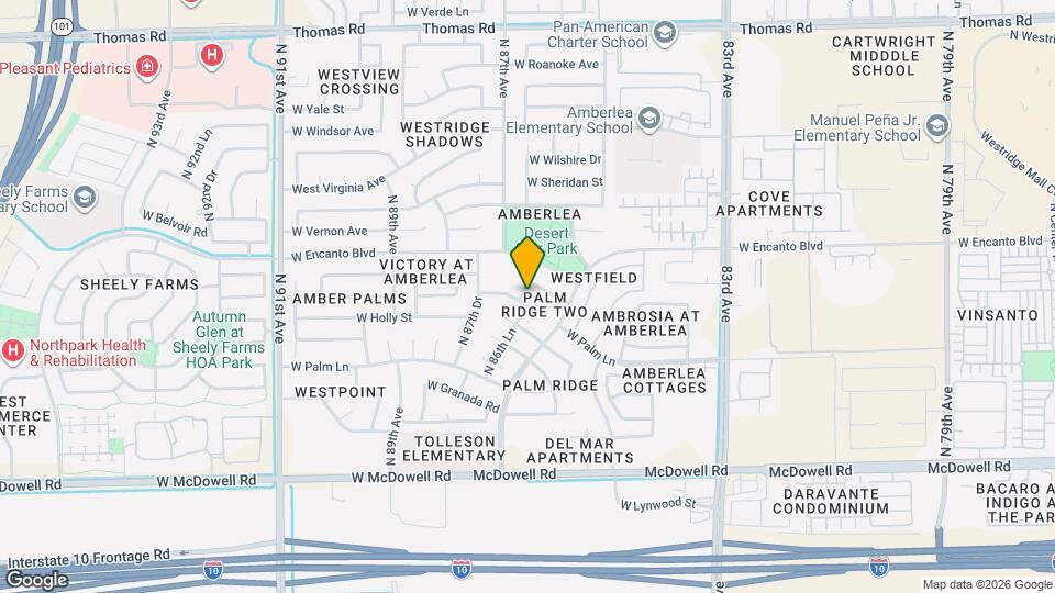 8642 W Alvarado Rd Mapa y Detalles de la Ubicación