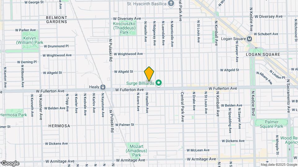 2415 N Hamlin Ave Mapa y Detalles de la Ubicación
