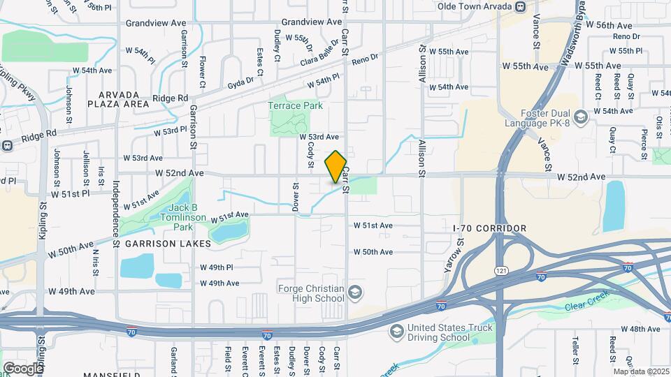 8410 W 52nd Ave Map and Location Details