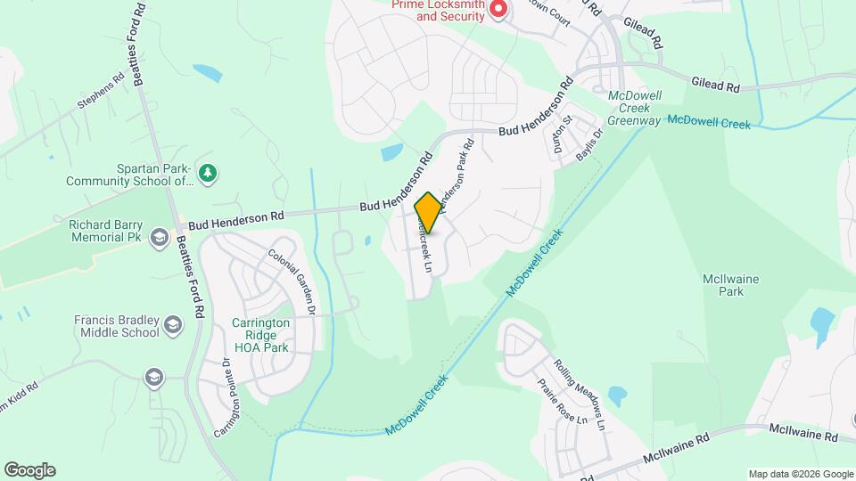 13506 Glencreek Ln Map and Location Details