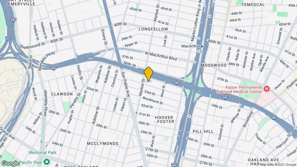 880 34th St Map and Location Details