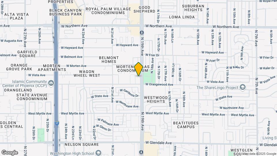 7528 N 19th Ave Map and Location Details