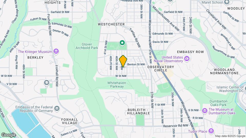 2235 39th Pl NW Map and Location Details