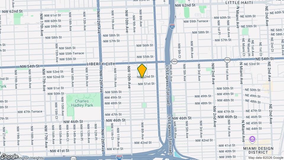 5130 NW 8th Ave Map and Location Details