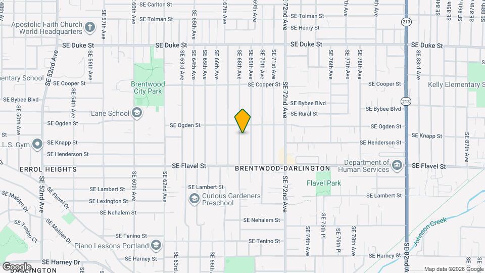 7316 SE 68th Ave Map and Location Details