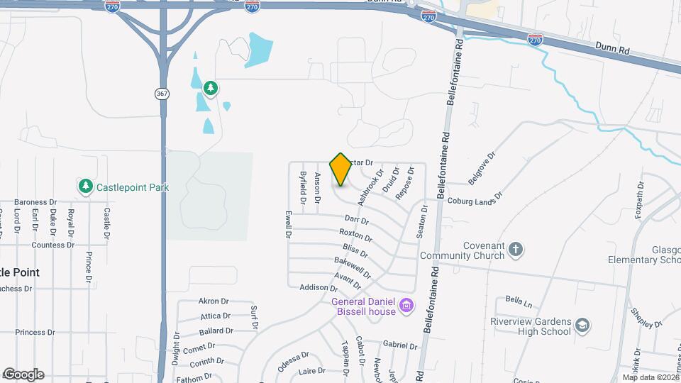 1231 Hoyt Dr Map and Location Details