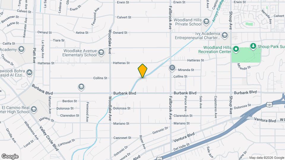 22954 Collins St Map and Location Details