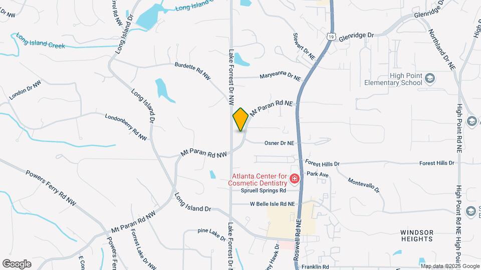 40 Mt Paran Rd NE Map and Location Details