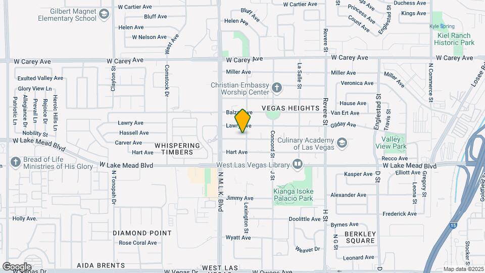 1340 Hassell Ave Mapa y Detalles de la Ubicación