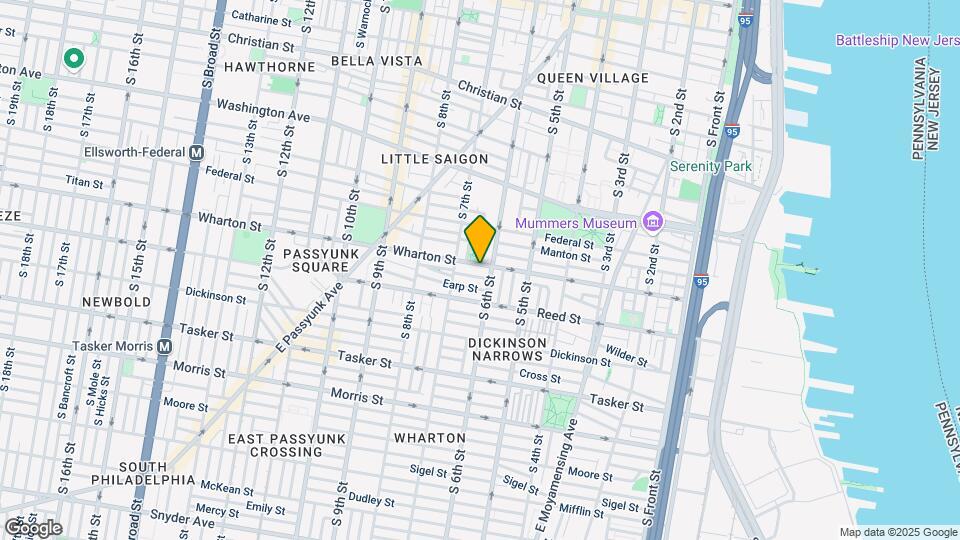 614 Wharton St Map and Location Details