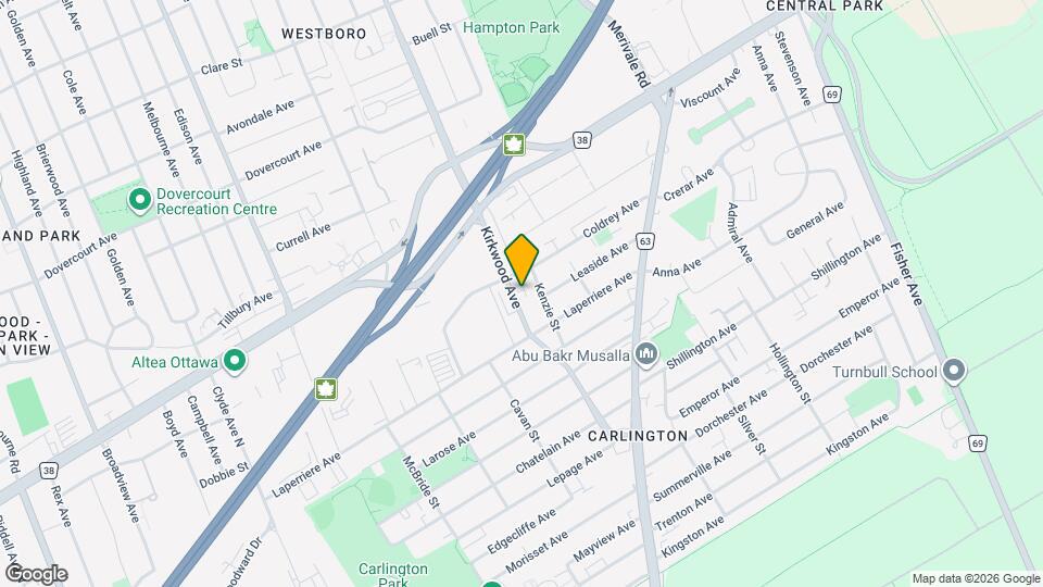 879 Kirkwood Av Map and Location Details