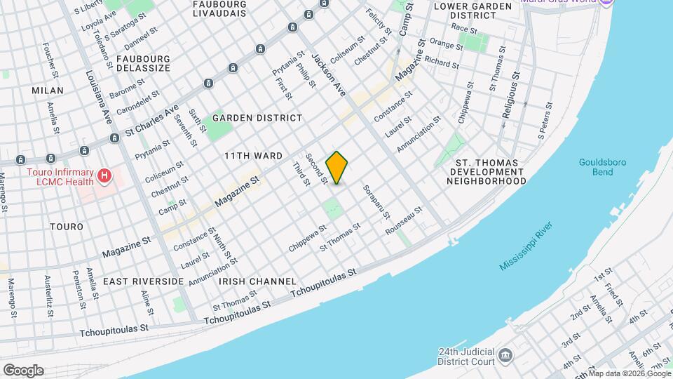 2423 Annunciation St Map and Location Details