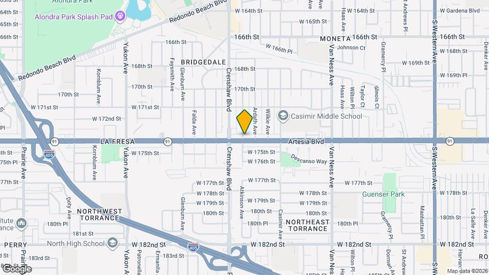 2925 Artesia Blvd Map and Location Details