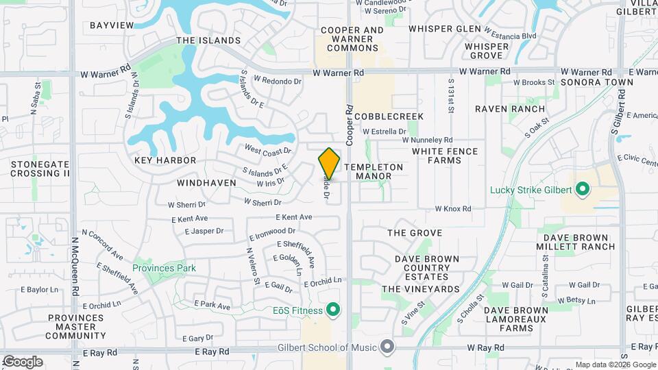 823 W Iris Dr Map and Location Details