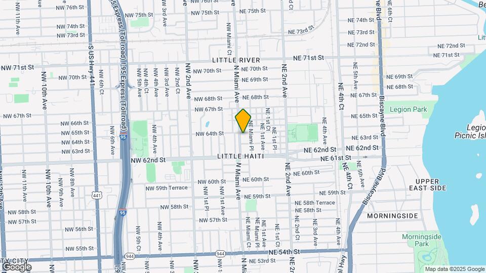 6345 N Miami Ave Map and Location Details