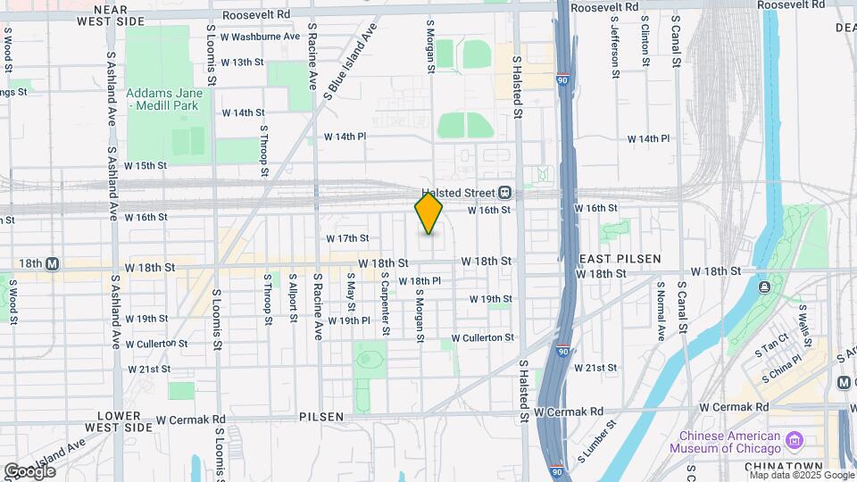 1708 S Morgan St Mapa y Detalles de la Ubicación