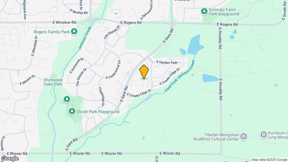 3429 S Oaklawn Cir Map and Location Details