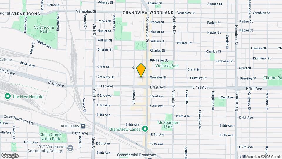 1640 Graveley St Map and Location Details
