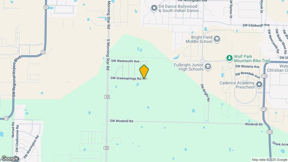 2705 SW Greensprings Rd Map and Location Details