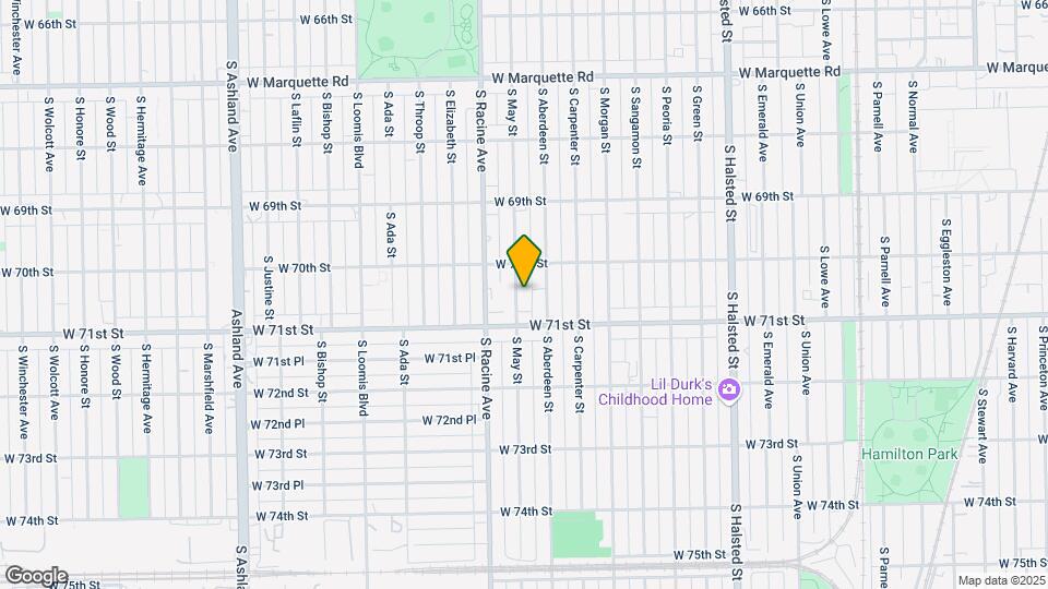 7029 S May St Map and Location Details