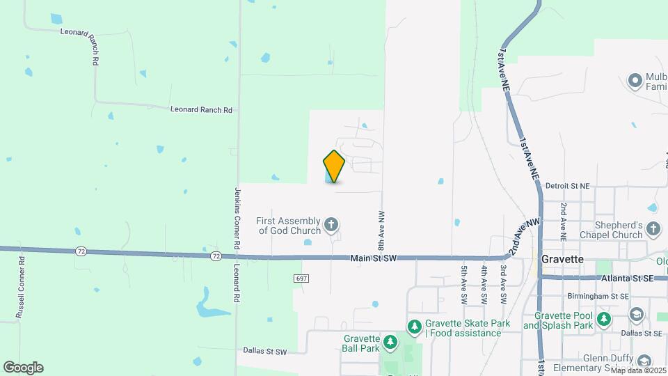 838 Baker St NW Map and Location Details