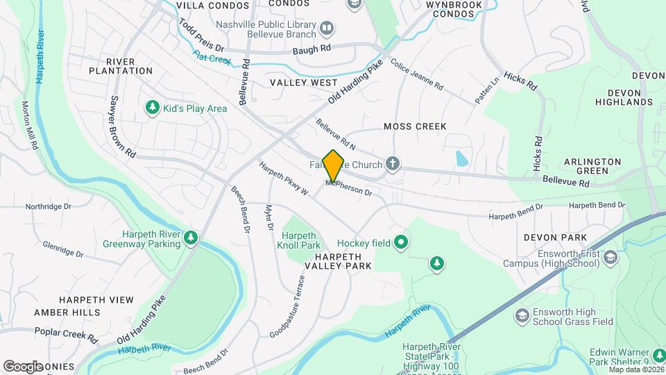 741 McPherson Dr Map and Location Details