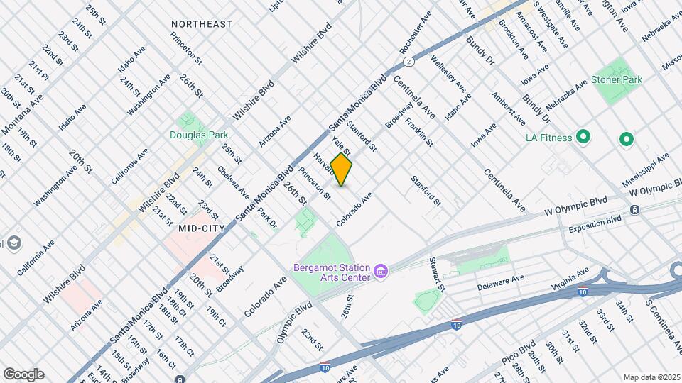 1522 N Harvard St Map and Location Details