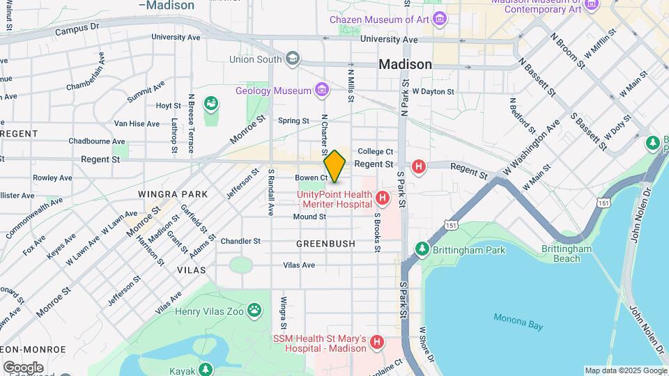1124 Milton St Map and Location Details