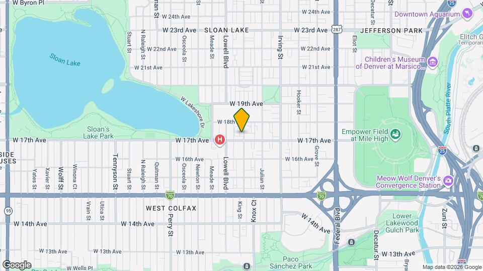 1711 King St Map and Location Details