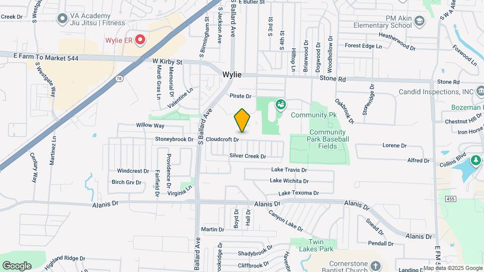 209 Cloudcroft Dr Map and Location Details