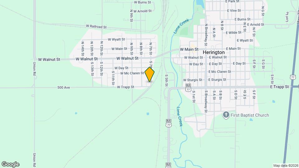 305 S 7th St Map and Location Details