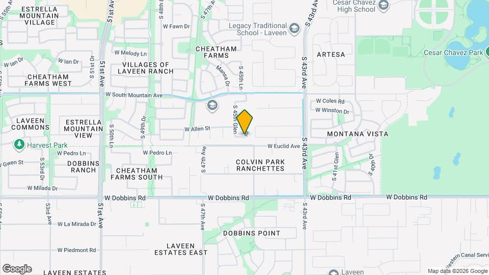 4449 W Samantha Way Map and Location Details