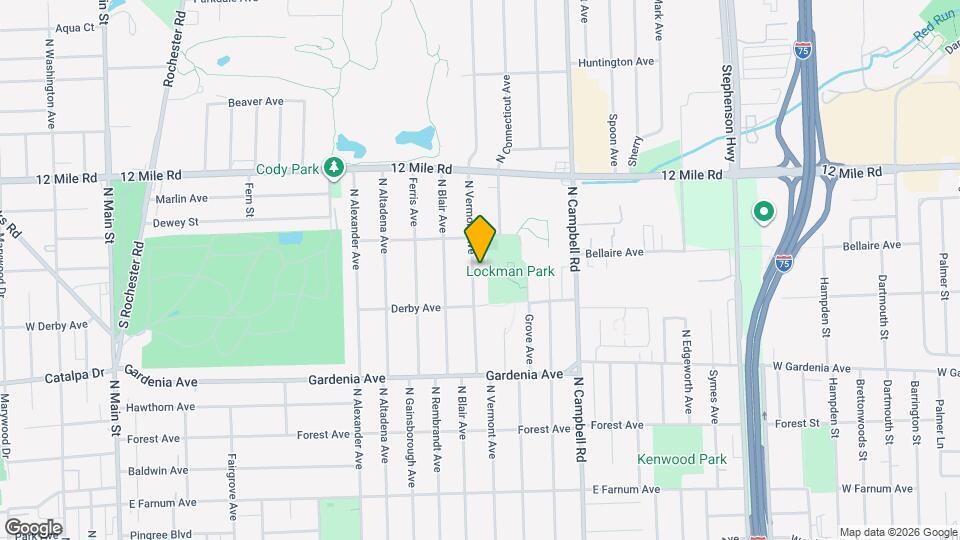 1316 N Vermont Ave Mapa y Detalles de la Ubicación