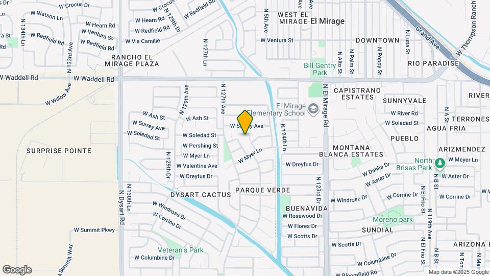 13314 N 126th Ave Mapa y Detalles de la Ubicación