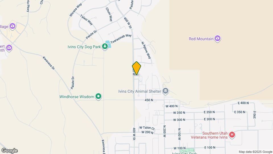 384 W Brittlebush Way Map and Location Details