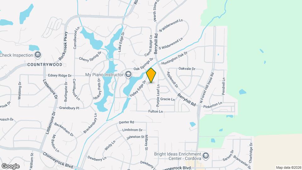 2214 Lake Hill Ct Map and Location Details