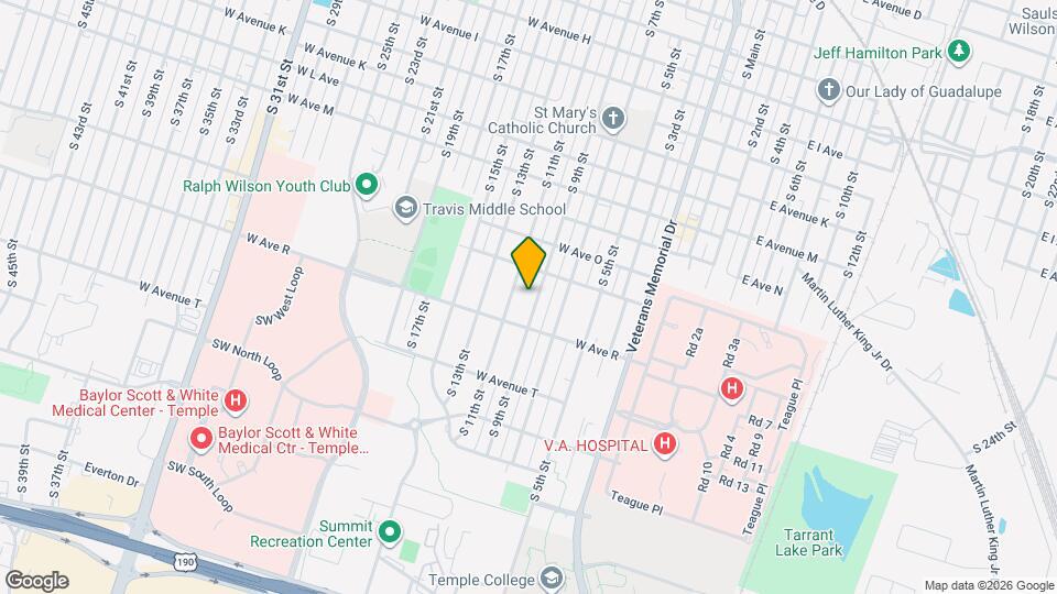1702 S 9th St Map and Location Details